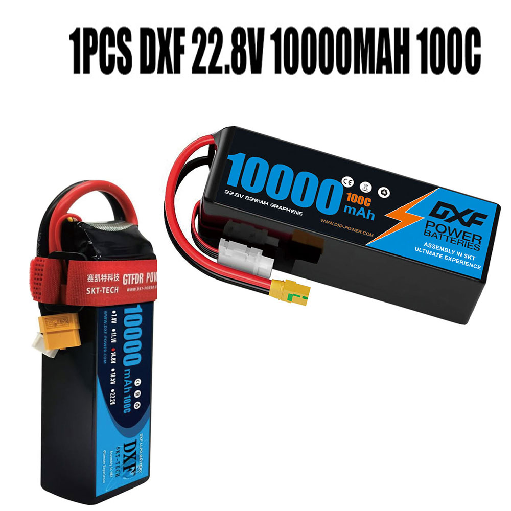 6S Lipo Battery 22.2V 5000Mah - Baterai Lipo DXF 6S 10000mAh 22.2V