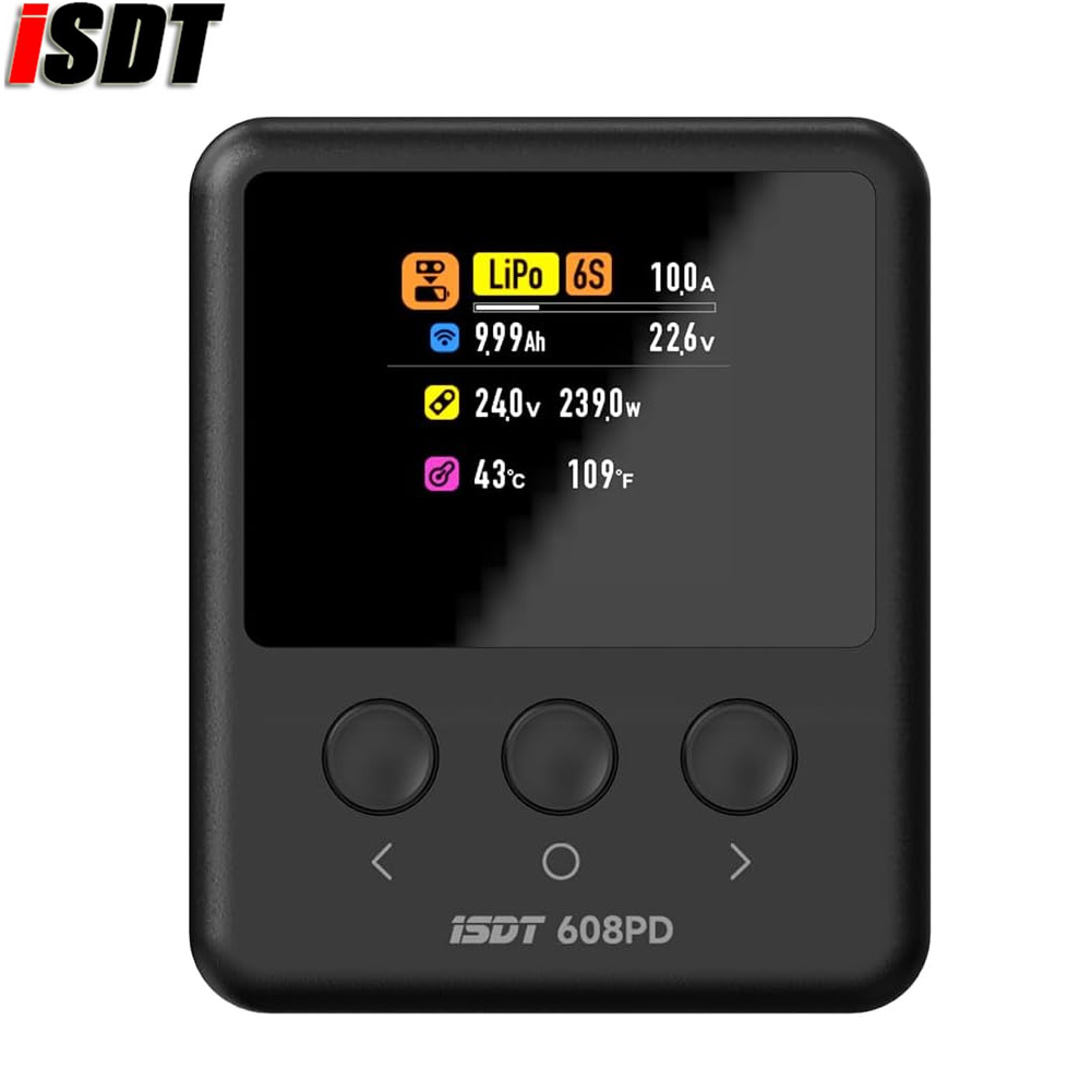 Toolkitrc M6Dac Smart Charger - ISDT pengisi daya keseimbangan Lipo 608PD,