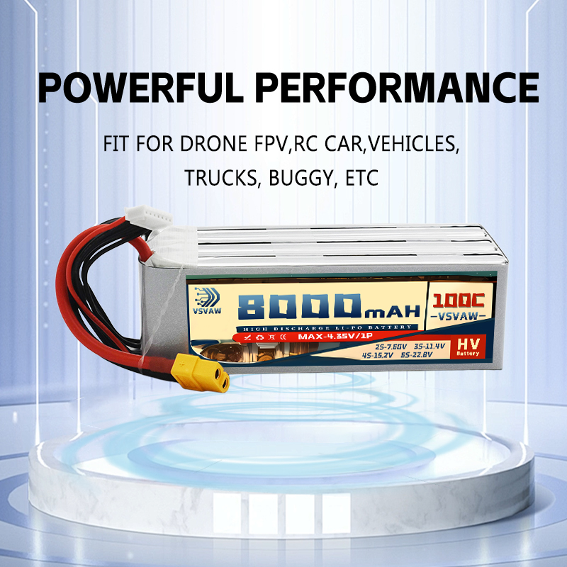 Baterai Lipo HV 22.8V 8000mAh  - 6S Lipo Battery 22.2V 5000Mah ulasan dan harga