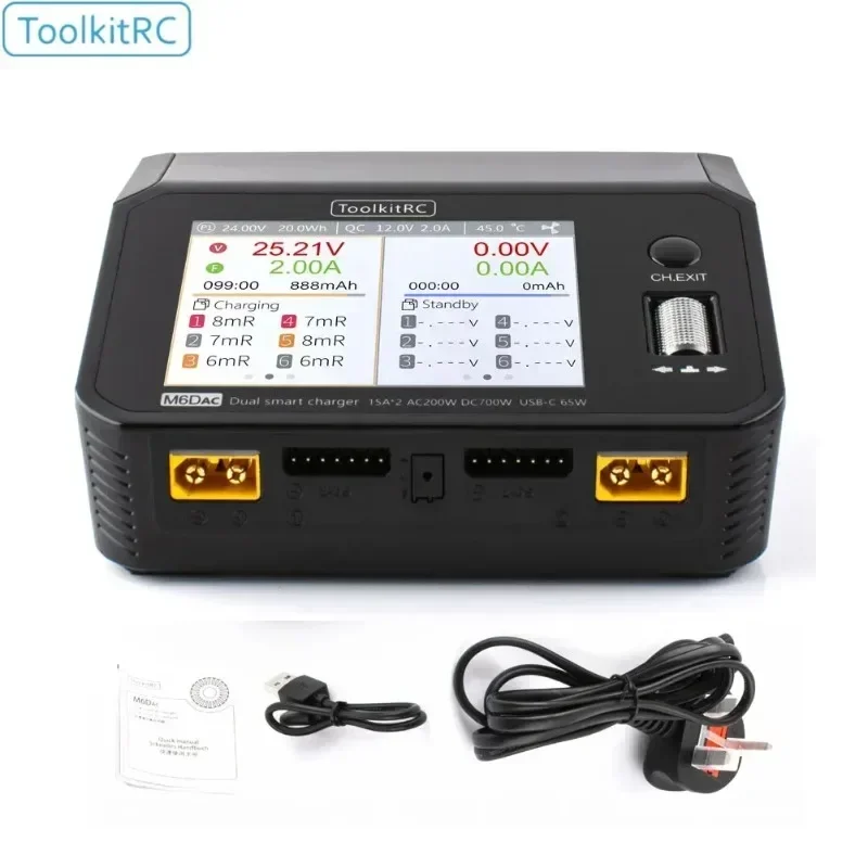 ToolkitRC M6DAC Pengisi Daya C - Toolkitrc M6Dac Smart Charger ulasan dan harga
