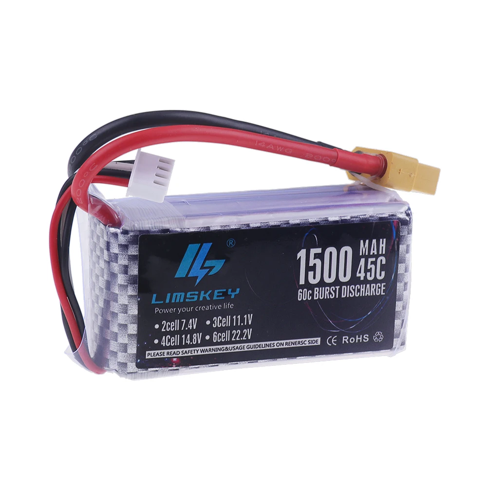 Baterai Lipo 2S 3S 4S 6S 1500m - 4S Lipo Battery 14.8V 6000Mah ulasan dan harga