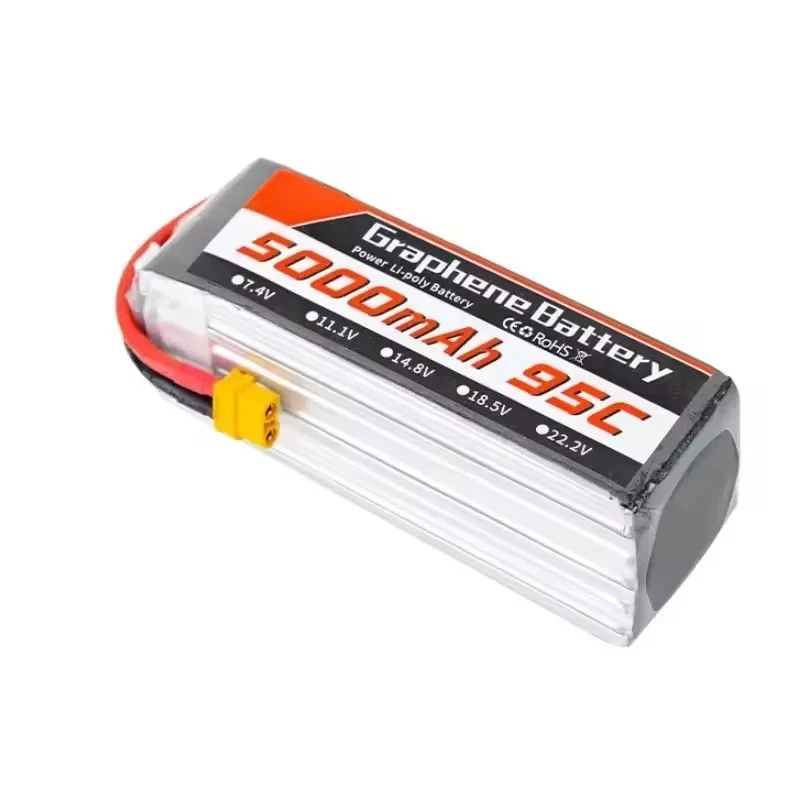 Baterai Lipo 95C 22.2V 6S 5000 - 6S Lipo Battery 22.2V 5000Mah ulasan dan harga
